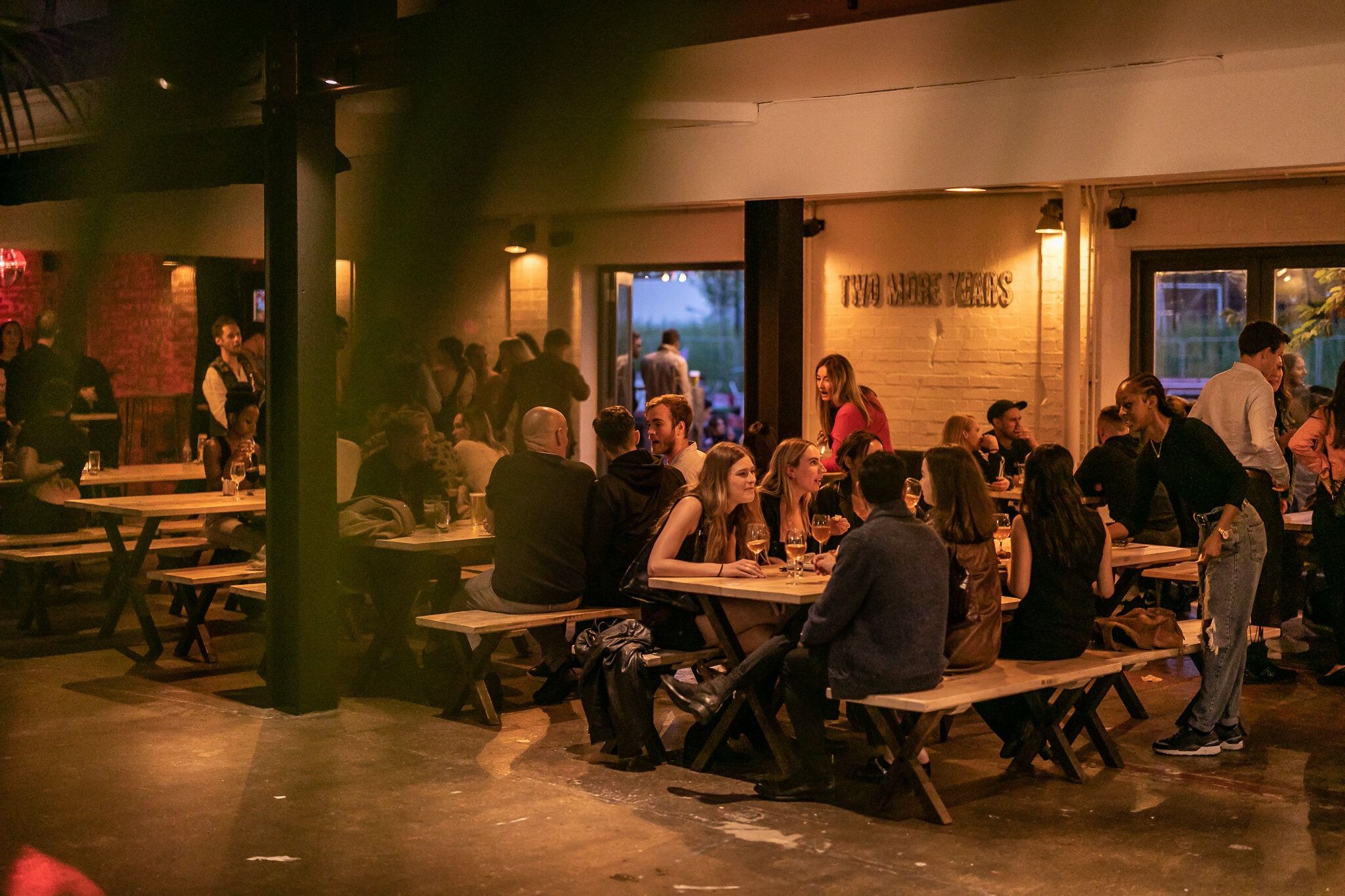 people at two more years in hackney wick london