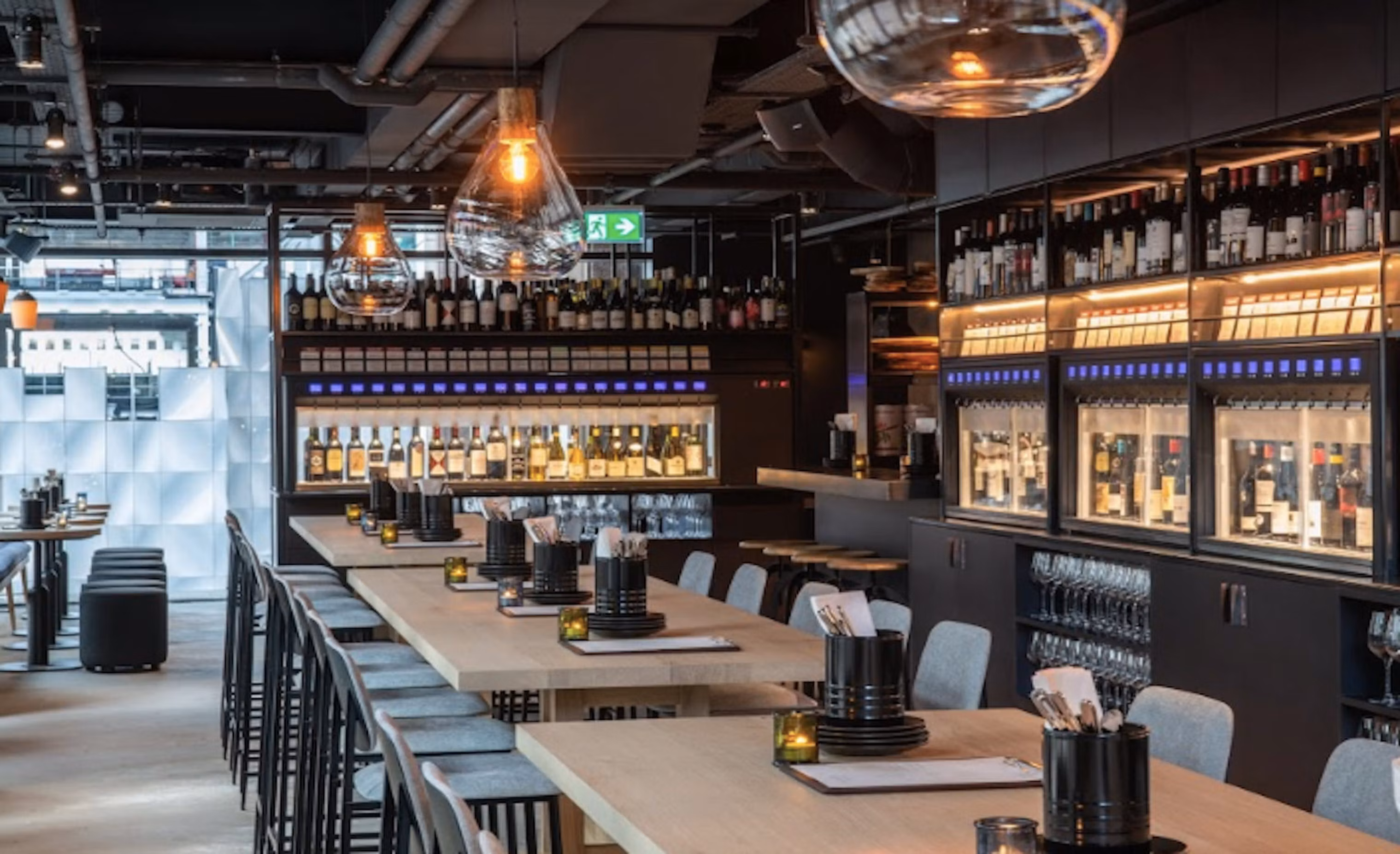 private dining at vagabond in canary wharf london