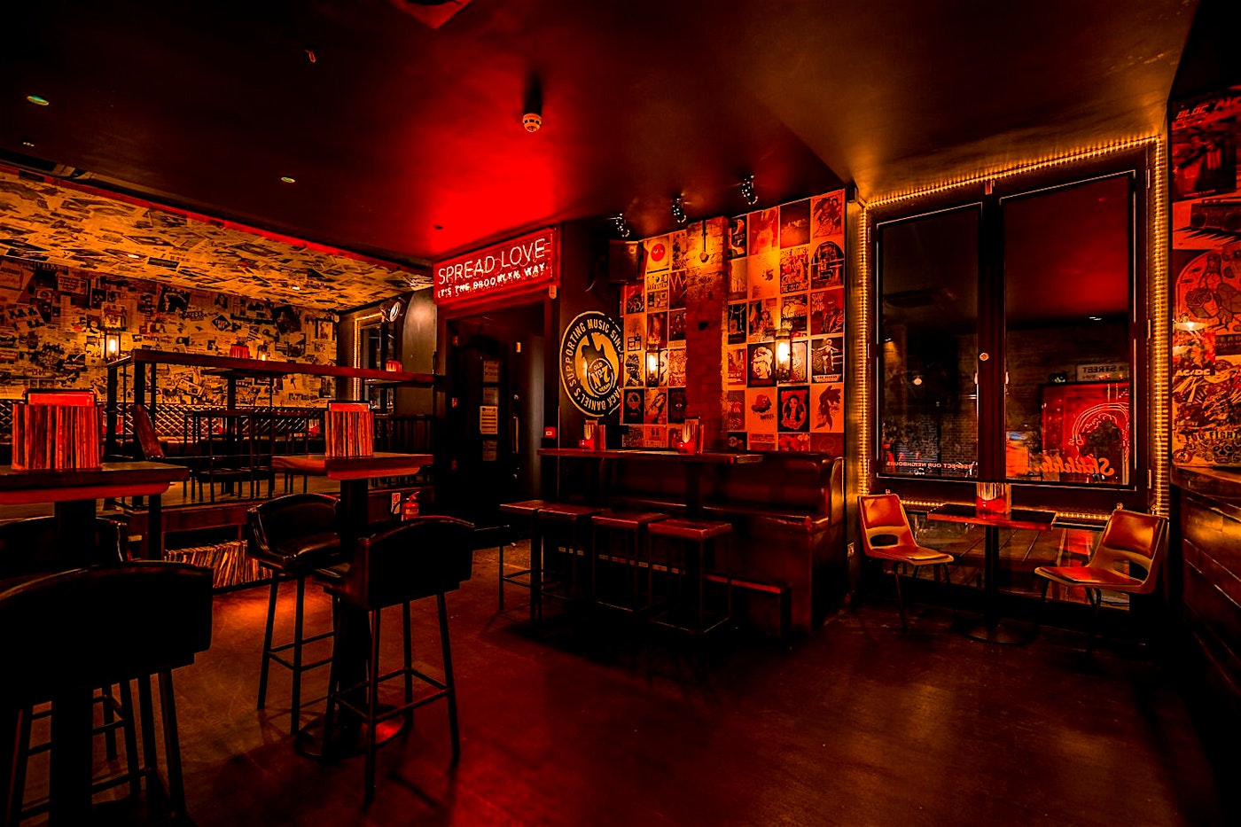 interior of venn street records clapham bar london