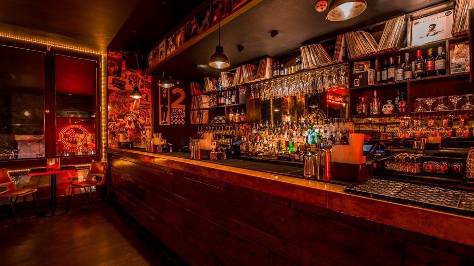 interior of venn street records clapham bar london