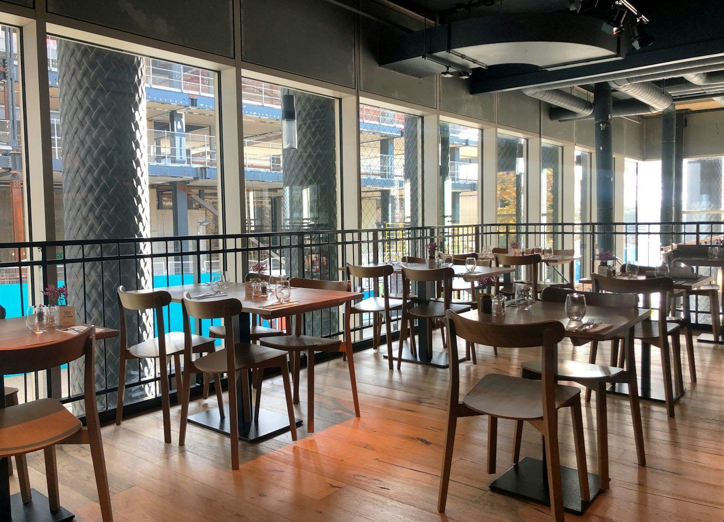 interior of vinoteca kings cross london private dining