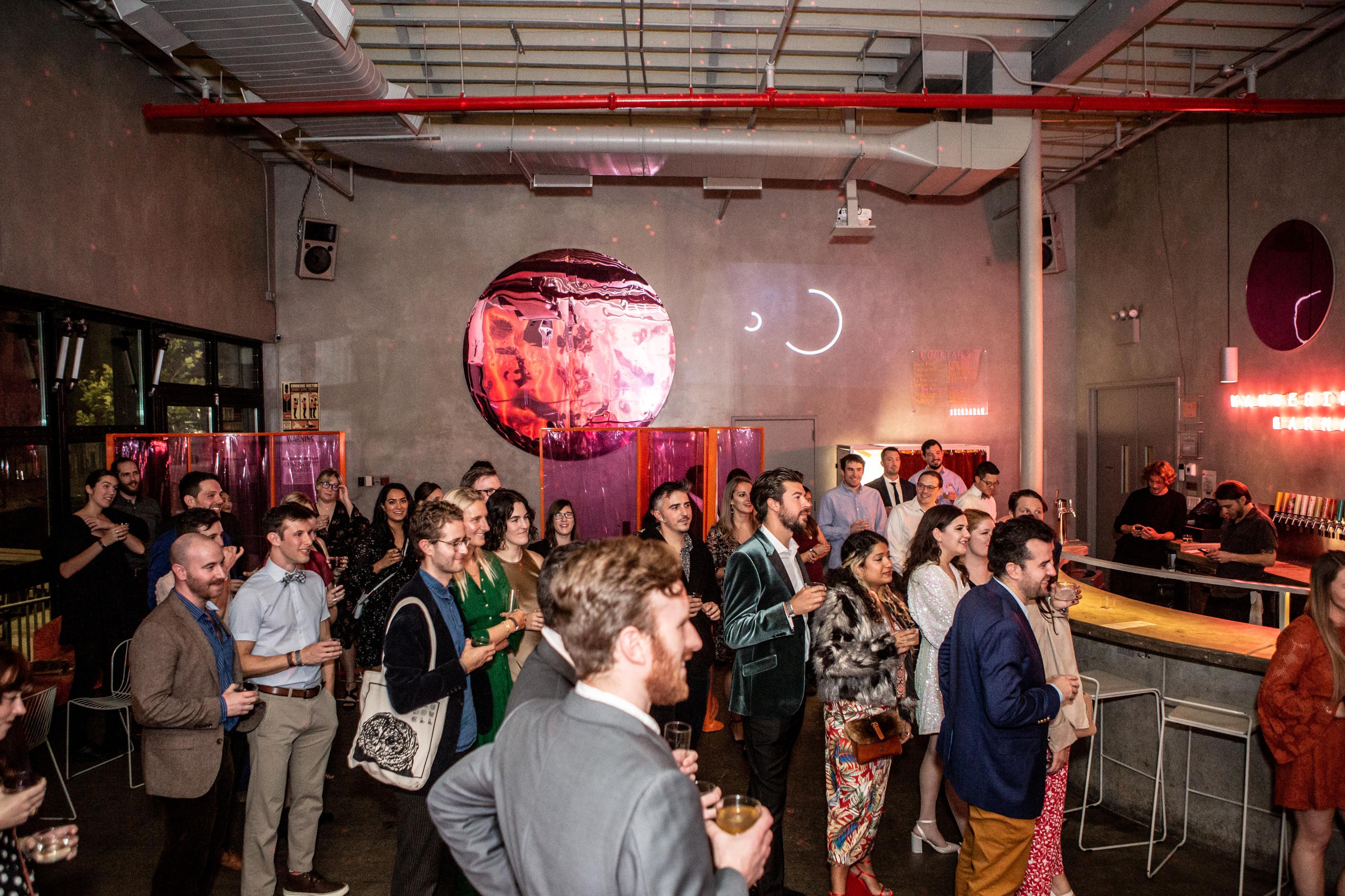 wandering barman engagement party brooklyn